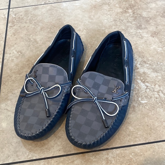 Louis Vuitton Loafer Blue Casual Shoes for Men - Picture 1 of 15